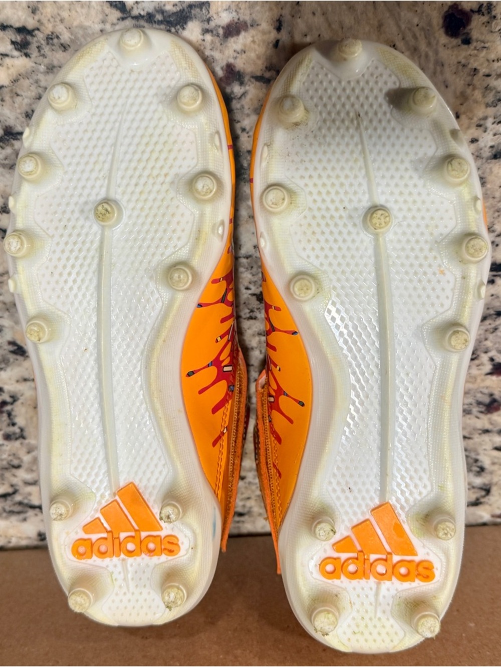 The Simpsons x Adidas Freak Spark J “Donut” Cleats Size 1 - Picture 11 of 13